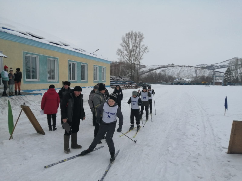 Районные соревнования по лыжным гонкам &quot;Готов к труду и обороне&quot;.
